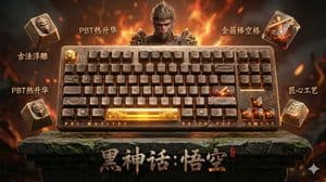 Mechanical Keyboard Art Poster Prompt
