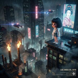 Blade Runner Opening Style Image