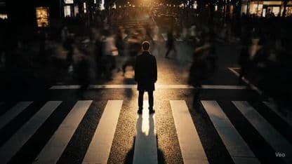 Urban Isolation: A Still Point in the Rushing Crowd